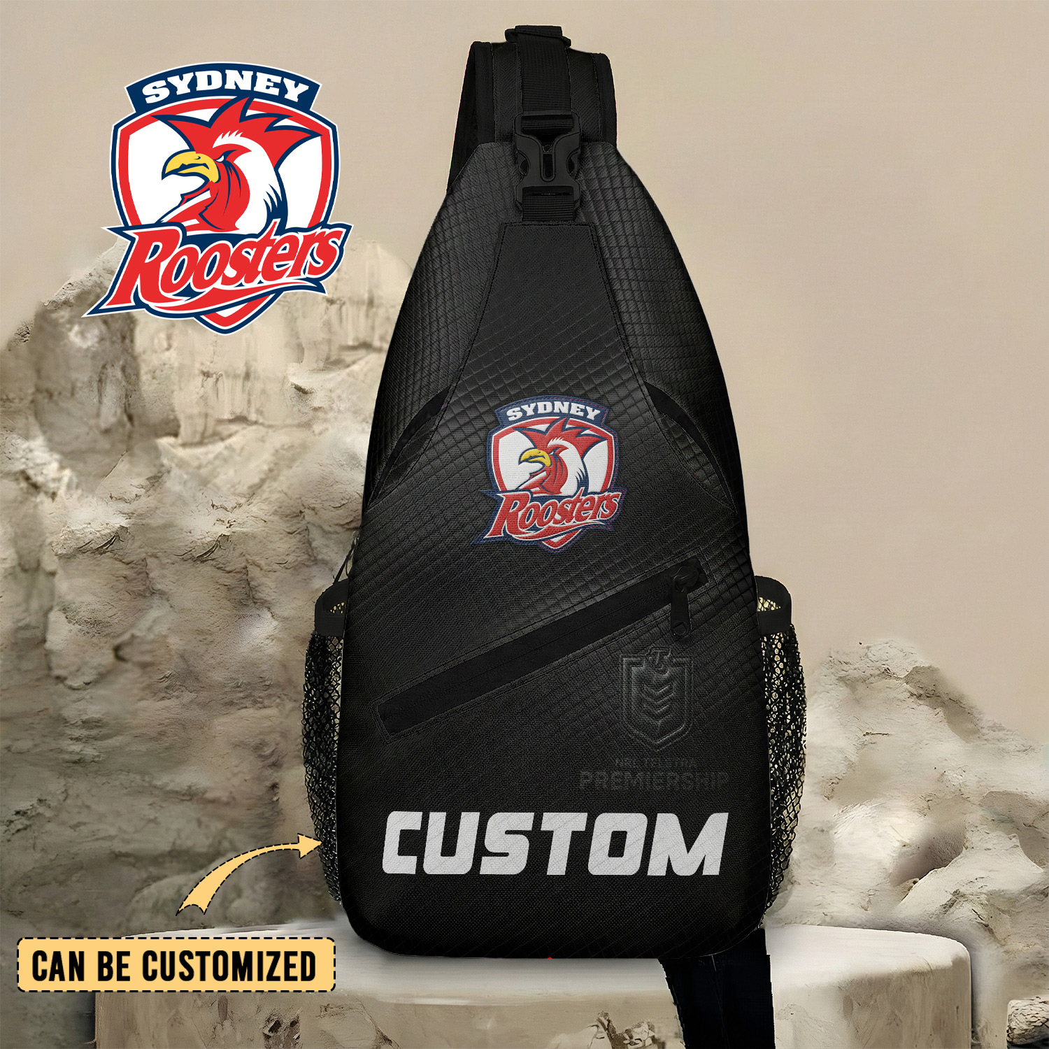 Auspiritmerch Sydney Roosters Personalized Sling Bags Gift For Fans