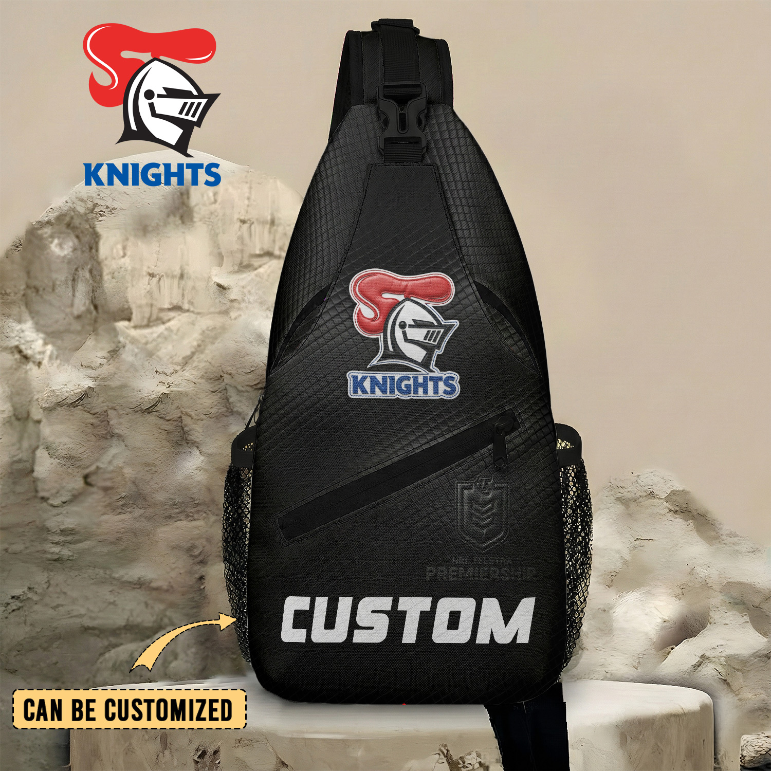 Auspiritmerch Newcastle Knights Personalized Sling Bags Gift For Fans