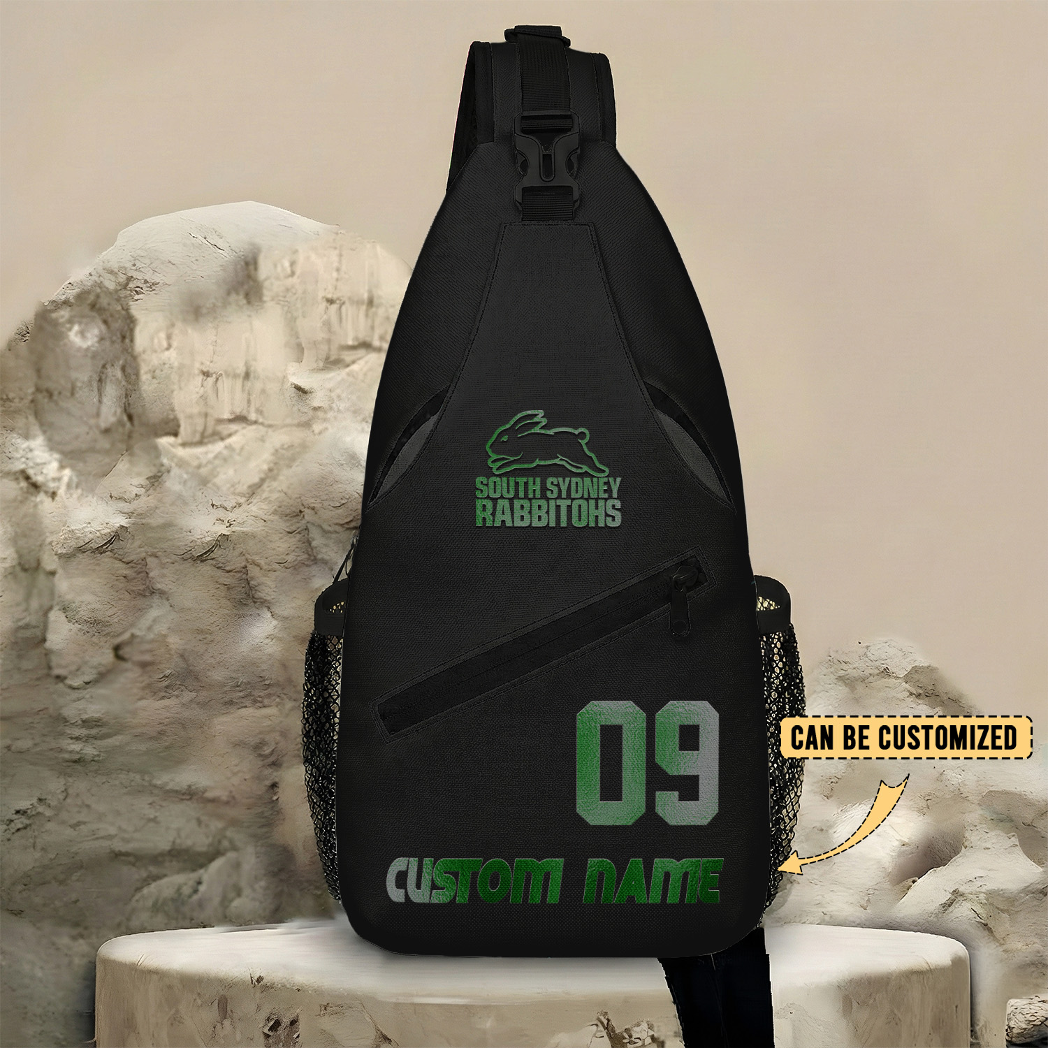 Auspiritmerch South Sydney Rabbitohs Personalized Sling Bags Gift For Fans