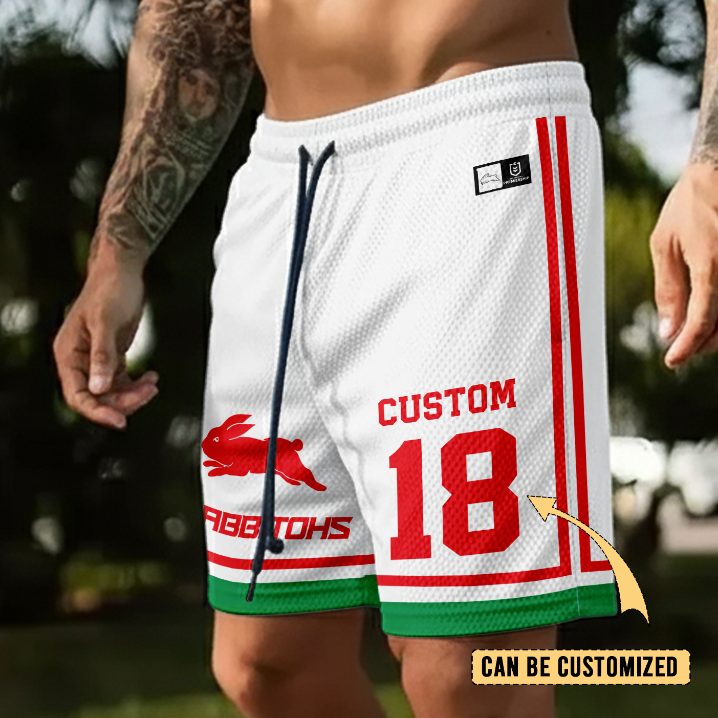 Auspiritmerch South Sydney Rabbitohs Personalized Short Pants Gift For Fans
