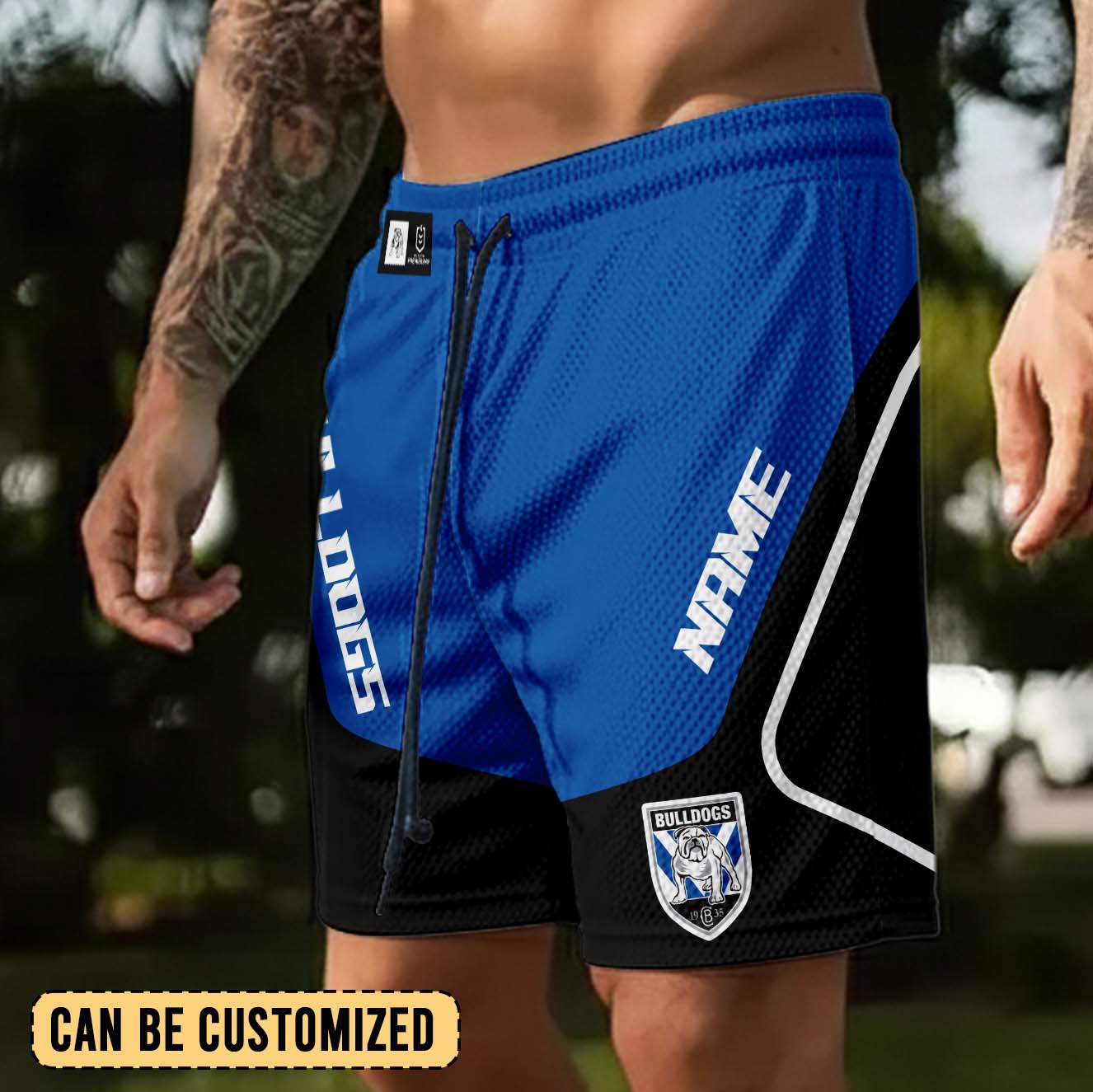 Auspiritmerch Canterbury-Bankstown Bulldogs Personalized Short Pants Gift For Fans