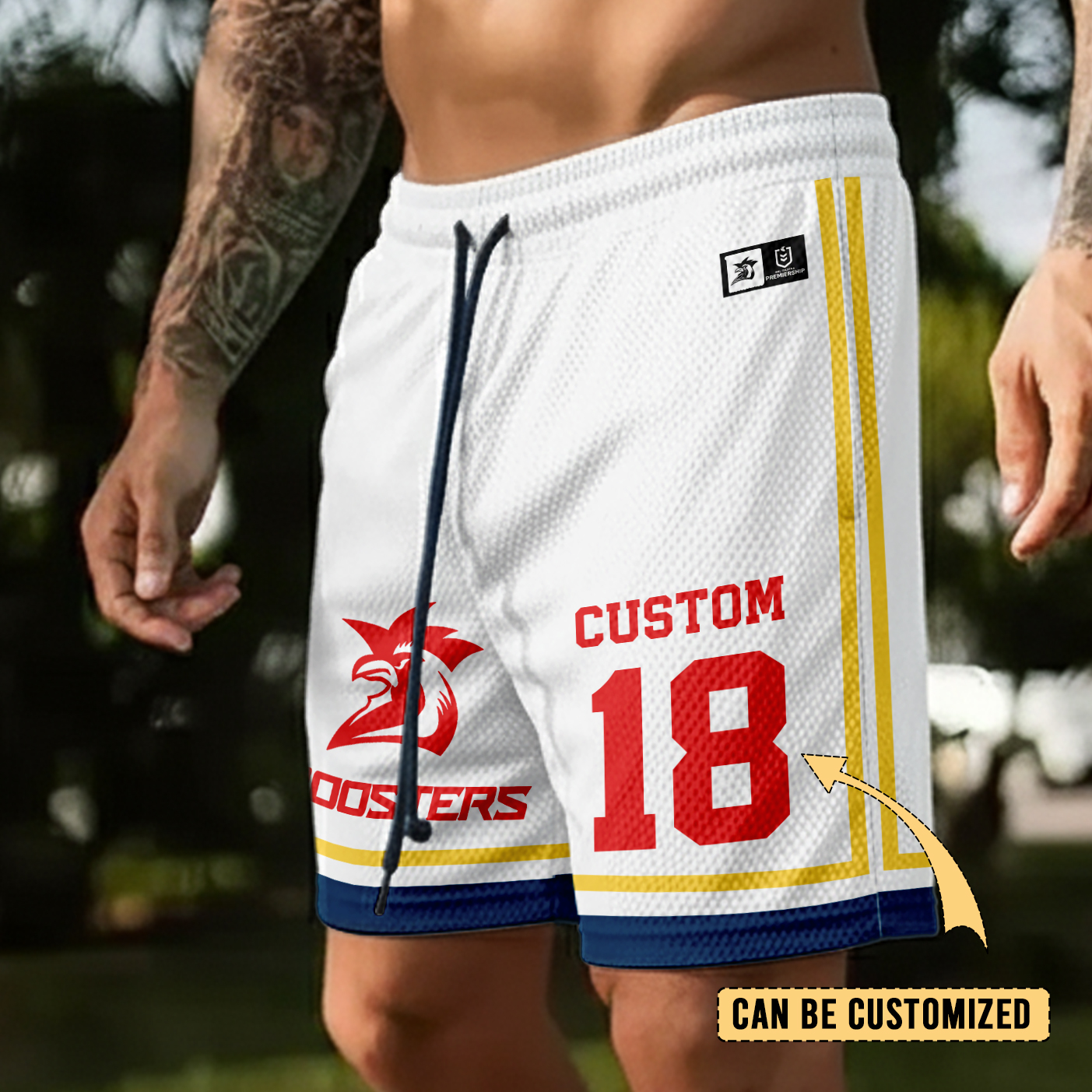 Auspiritmerch Sydney Roosters Personalized Short Pants Gift For Fans