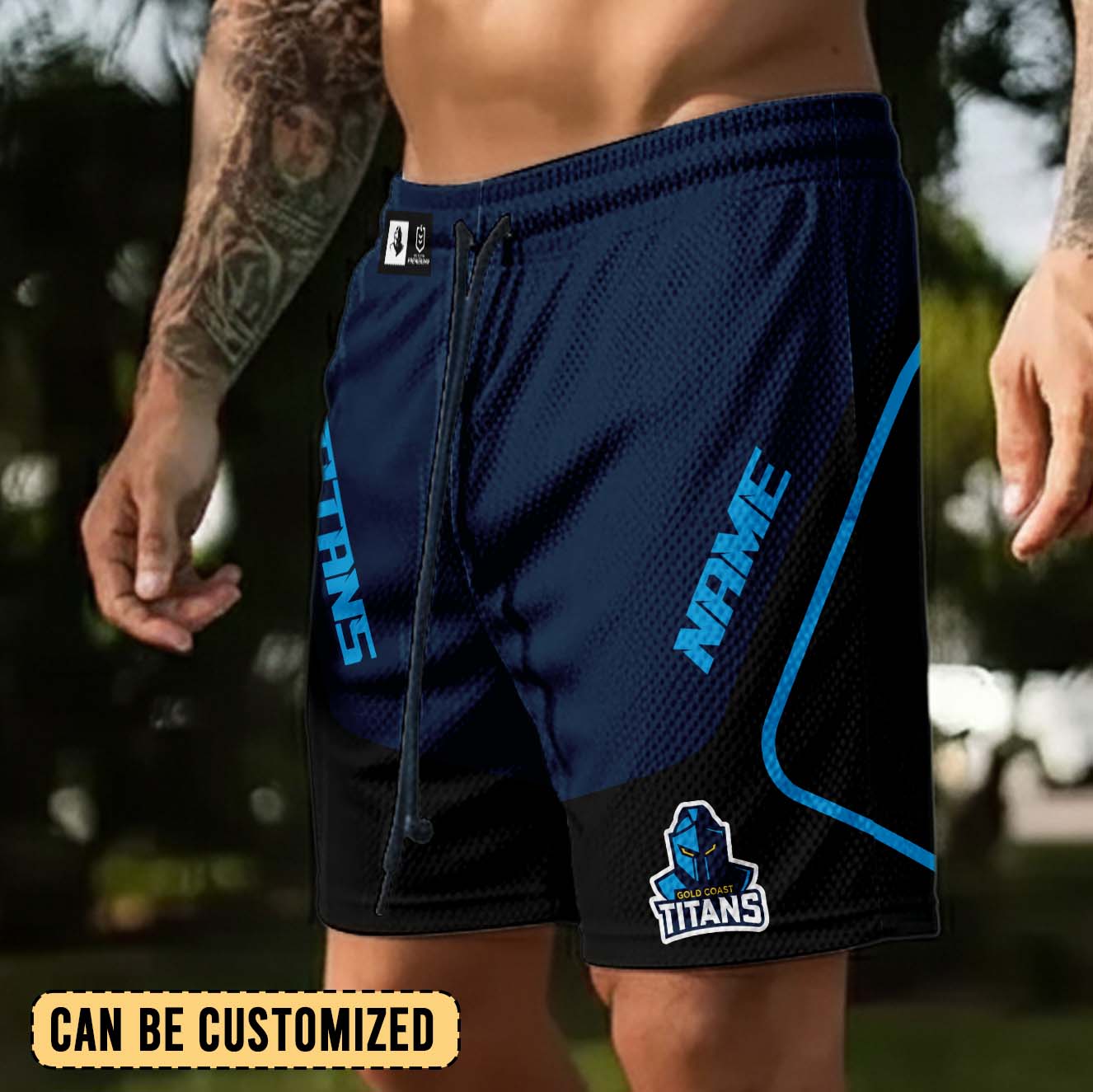 Auspiritmerch Gold Coast Titans Personalized Short Pants Gift For Fans