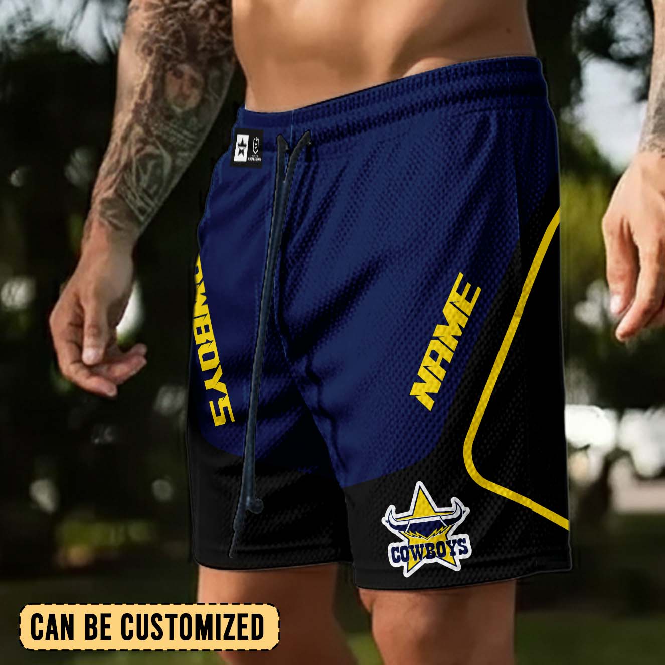 Auspiritmerch North Queensland Cowboys Personalized Short Pants Gift For Fans