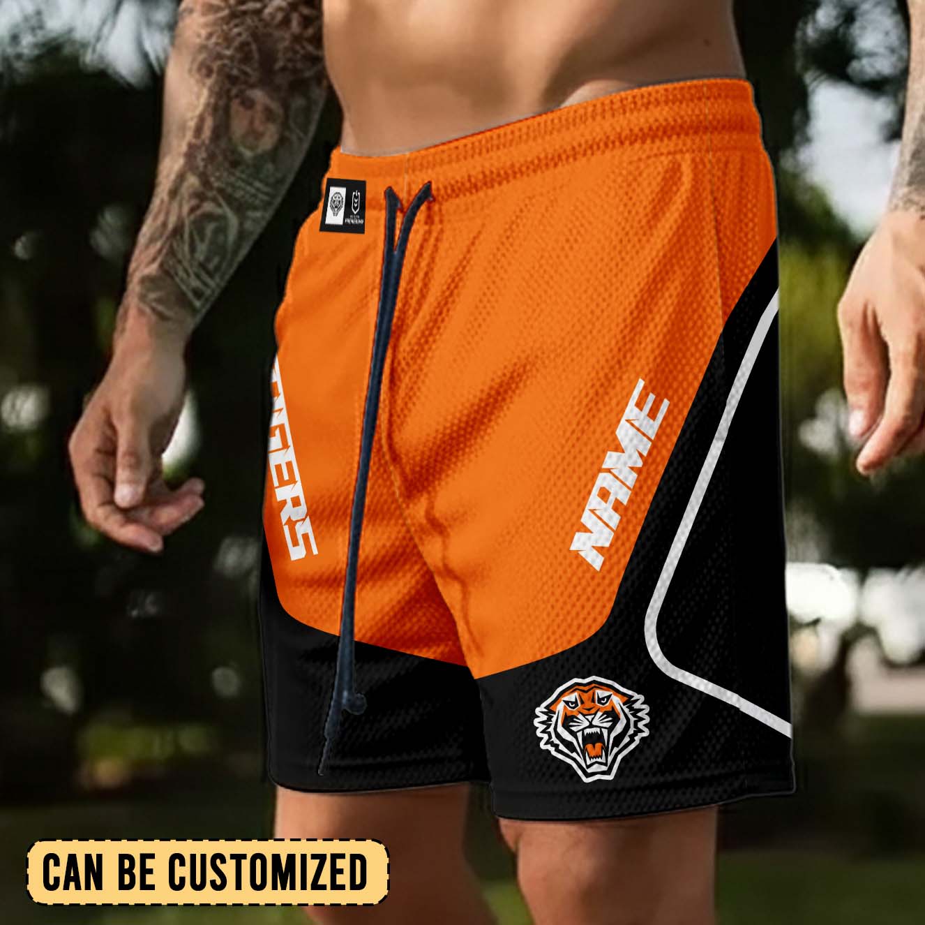 Auspiritmerch Wests Tigers Personalized Short Pants Gift For Fans