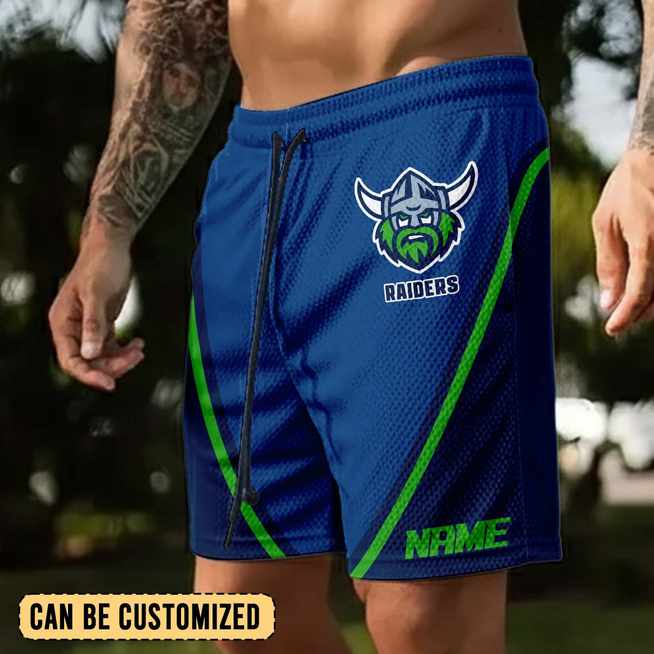 Auspiritmerch Canberra Raiders Personalized Short Pants Gift For Fans