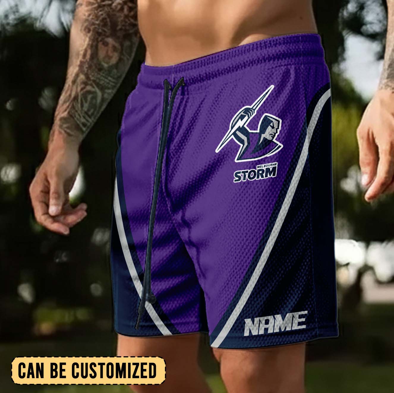 Auspiritmerch Melbourne Storm Personalized Short Pants Gift For Fans