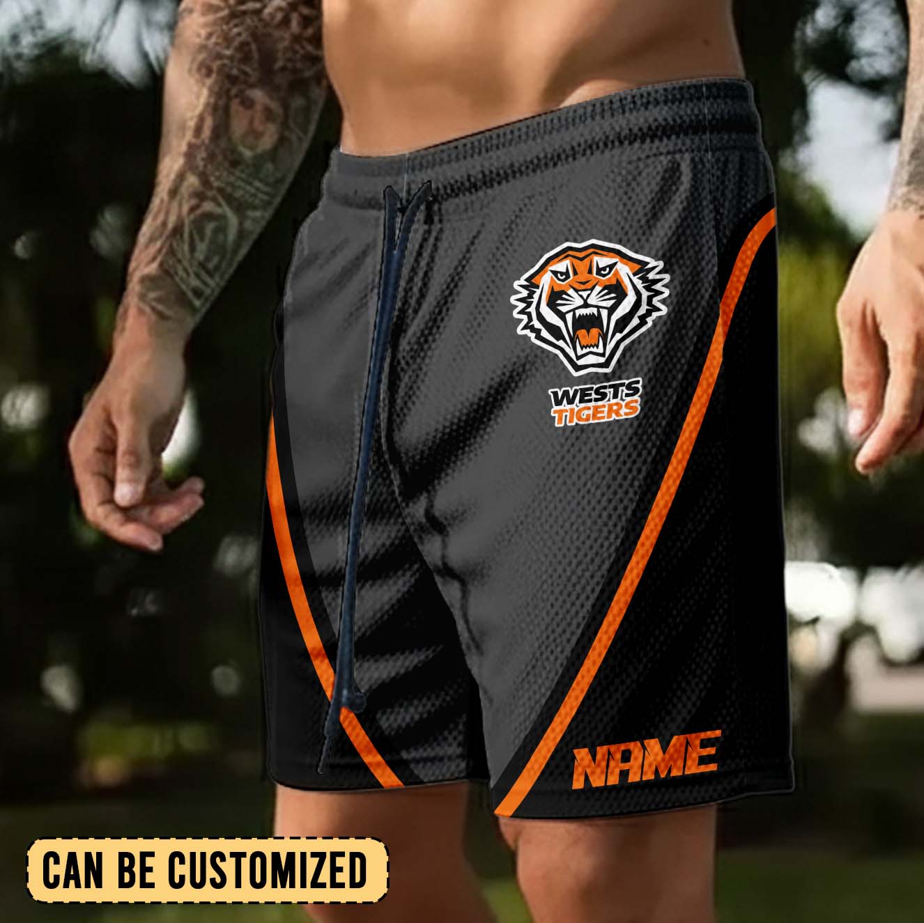 Auspiritmerch Wests Tigers Personalized Short Pants Gift For Fans