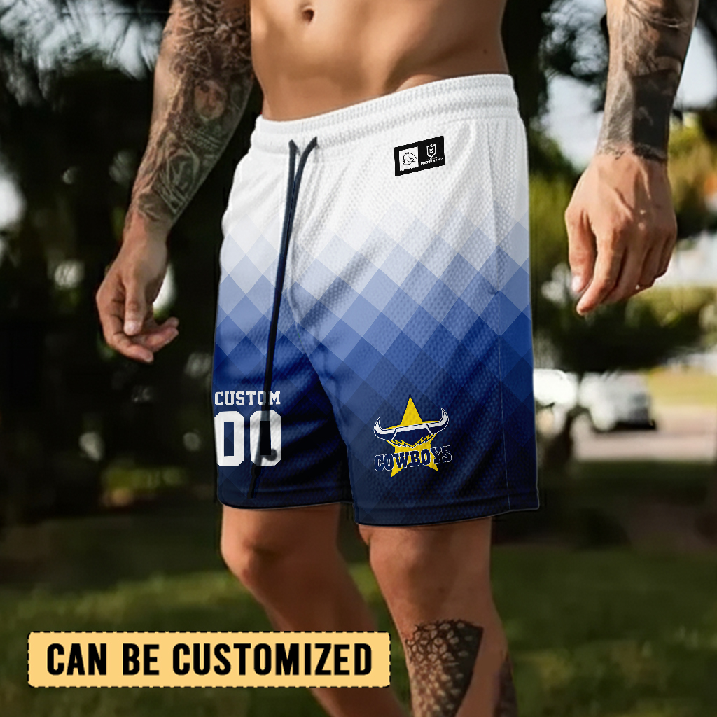 Auspiritmerch North Queensland Cowboys Personalized Short Pants Gift For Fans