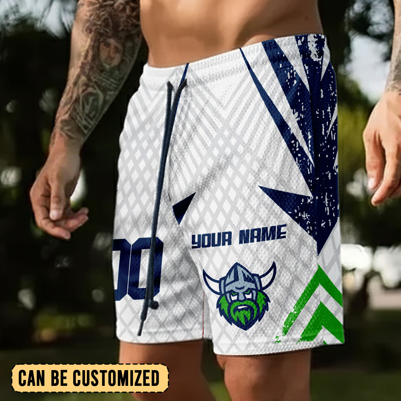 Auspiritmerch Canberra Raiders Personalized Short Pants Gift For Fans