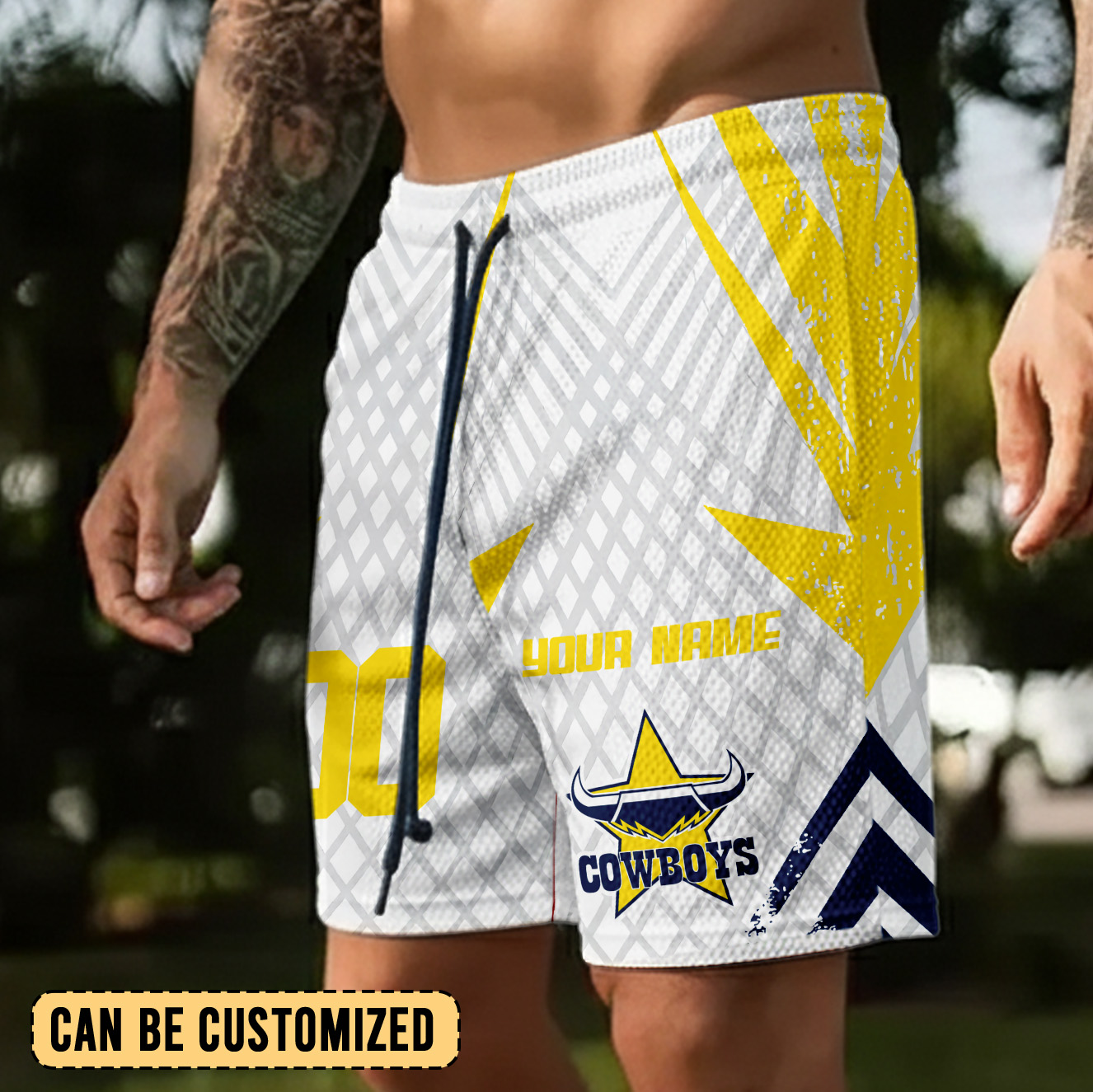 Auspiritmerch North Queensland Cowboys Personalized Short Pants Gift For Fans