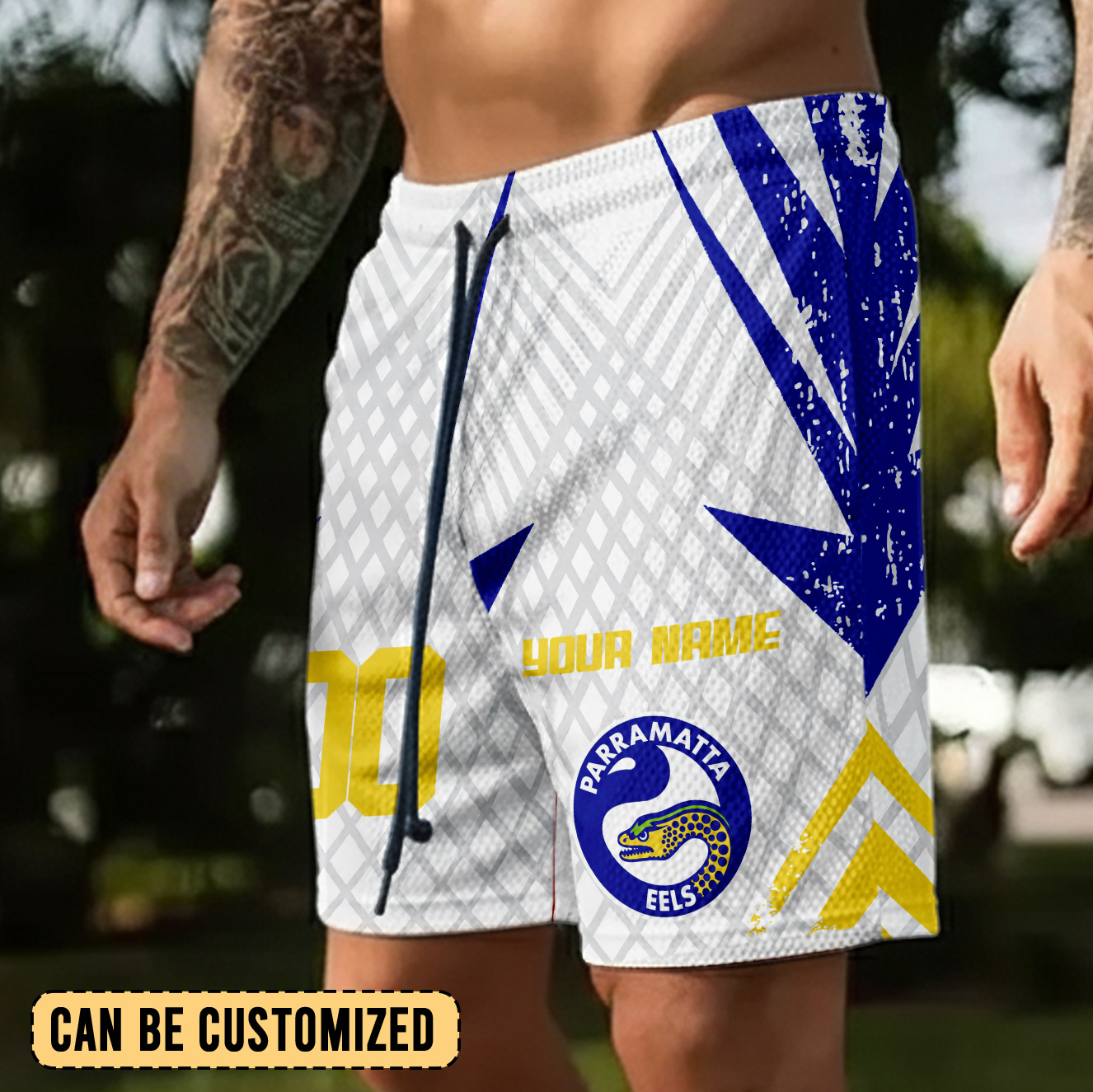 Auspiritmerch Parramatta Eels Personalized Short Pants Gift For Fans