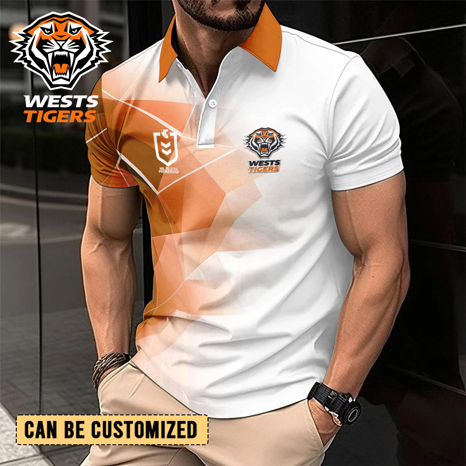 Auspiritmerch Wests Tigers Personalized Polo Shirt Gift For Fans