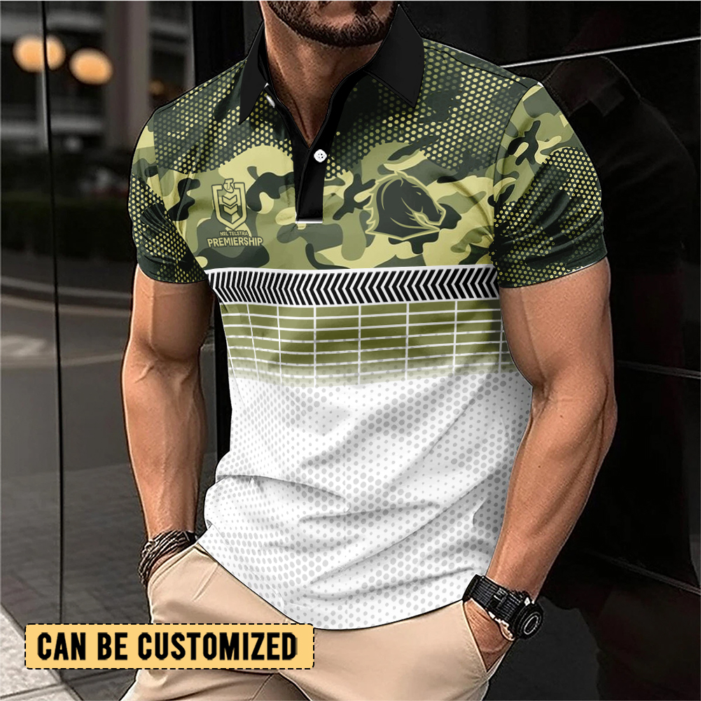 Auspiritmerch Brisbane Broncos Personalized Polo Shirt Gift For Fans