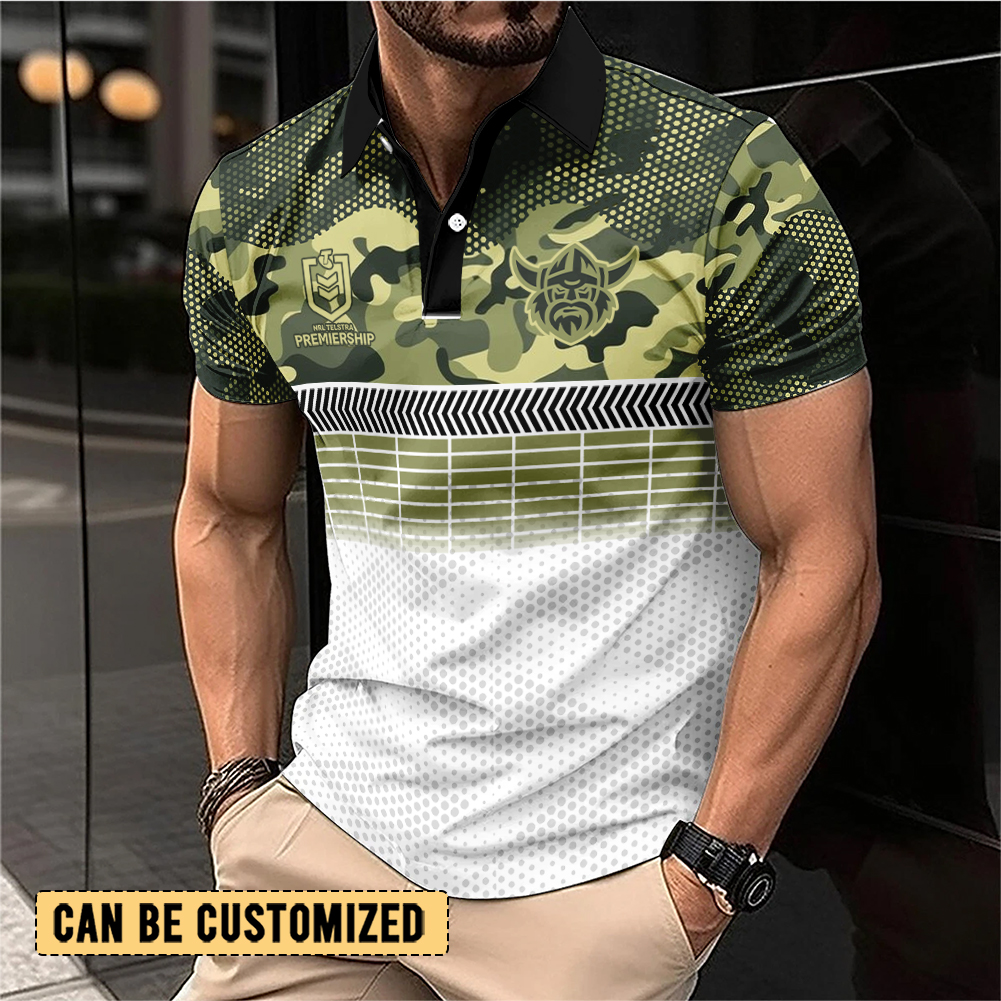 Auspiritmerch Canberra Raiders Personalized Polo Shirt Gift For Fans
