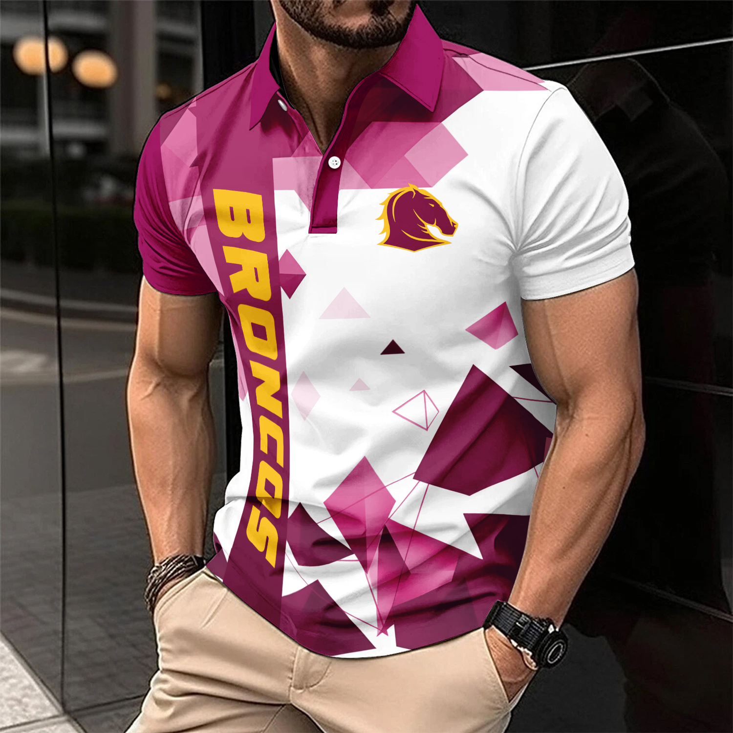 Auspiritmerch Brisbane Broncos Personalized Polo Shirt Gift For Fans