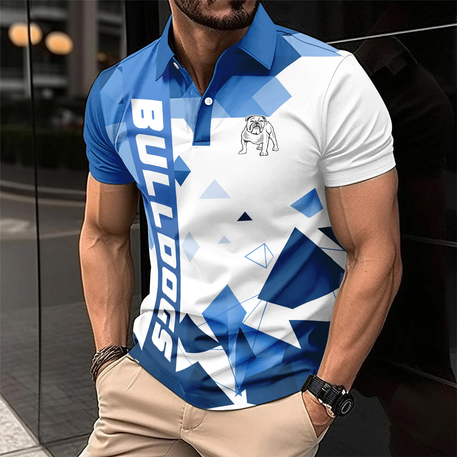 Auspiritmerch Canterbury-Bankstown Bulldogs Personalized Polo Shirt Gift For Fans