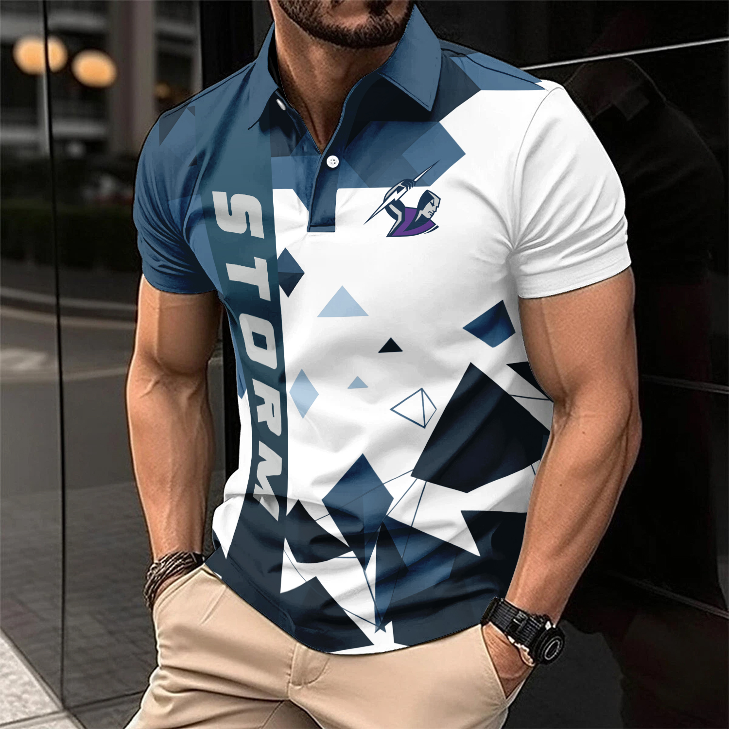 Auspiritmerch Melbourne Storm Personalized Polo Shirt Gift For Fans