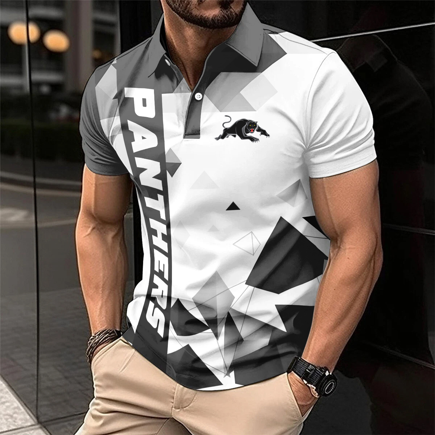 Auspiritmerch Penrith Panthers Personalized Polo Shirt Gift For Fans