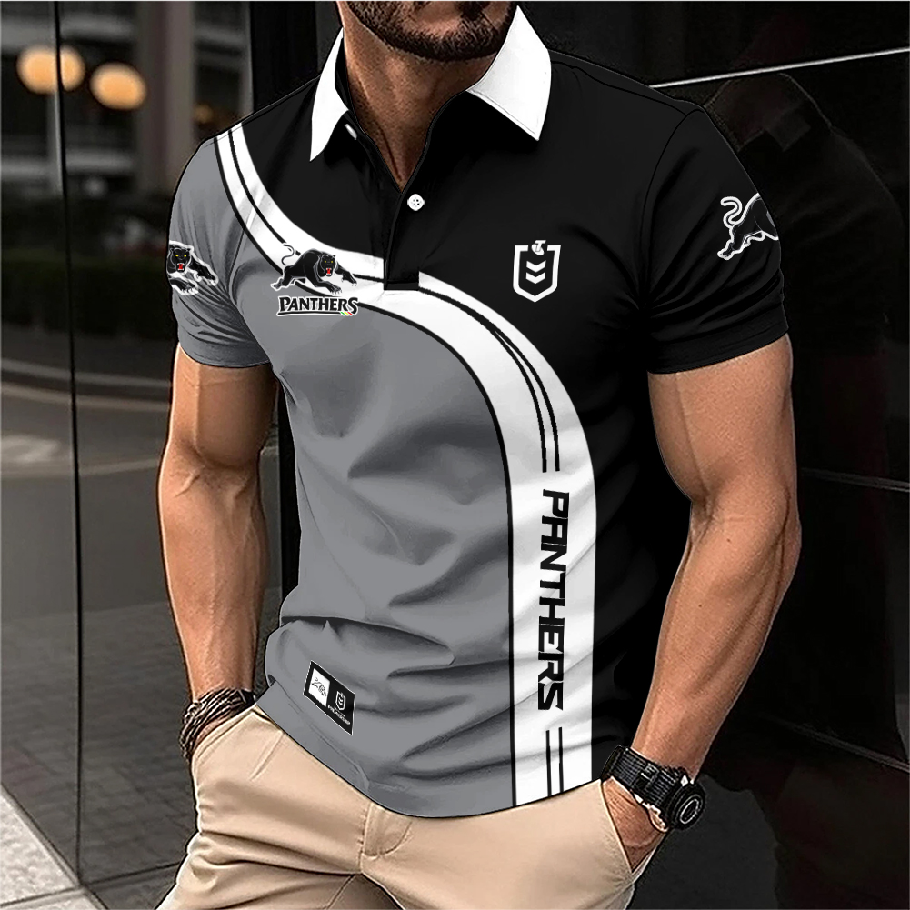 Auspiritmerch Penrith Panthers Personalized Zip Polo Shirt Gift For Fans