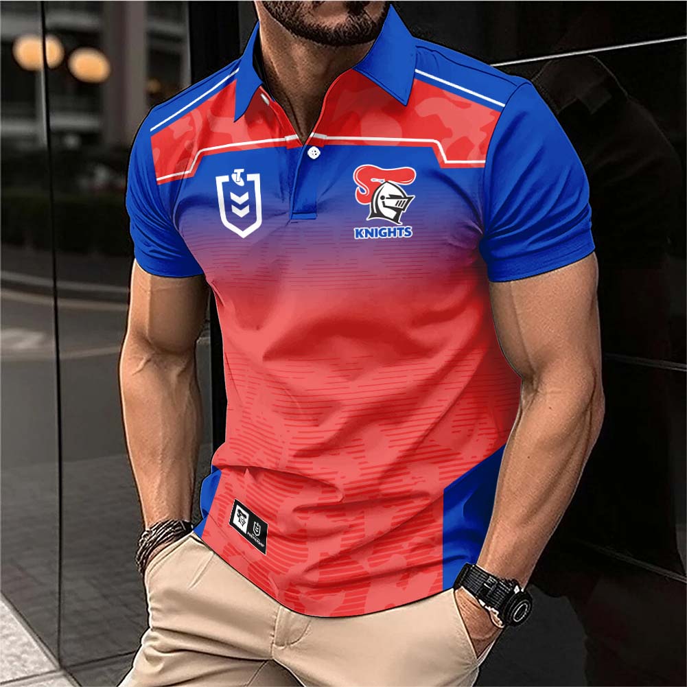 Auspiritmerch Newcastle Knights Personalized Polo Shirt Gift For Fans
