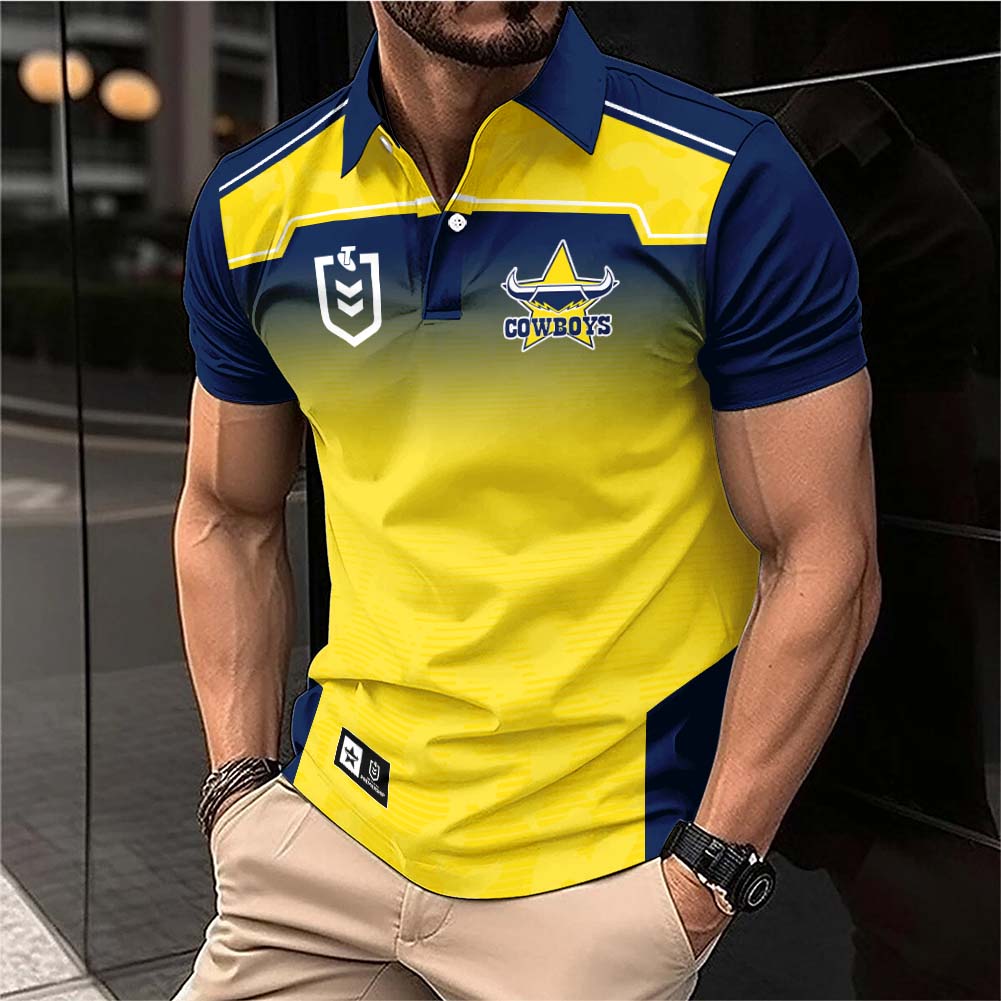 Auspiritmerch North Queensland Cowboys Personalized Polo Shirt Gift For Fans