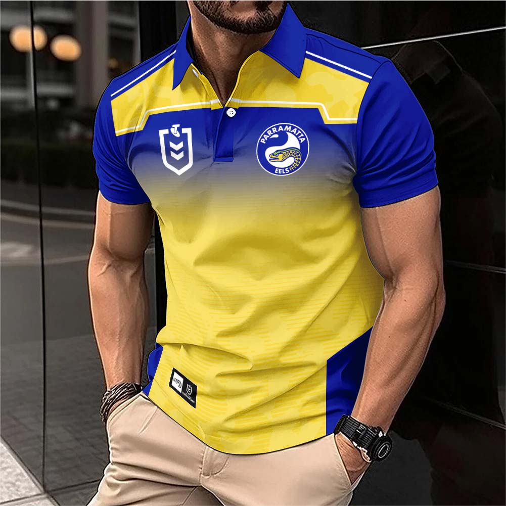 Auspiritmerch Parramatta Eels Personalized Polo Shirt Gift For Fans