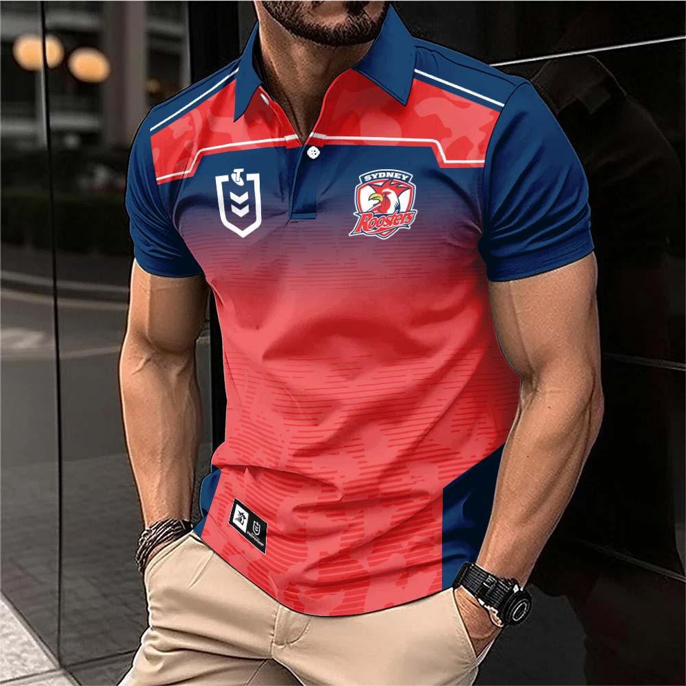 Auspiritmerch Sydney Roosters Personalized Polo Shirt Gift For Fans