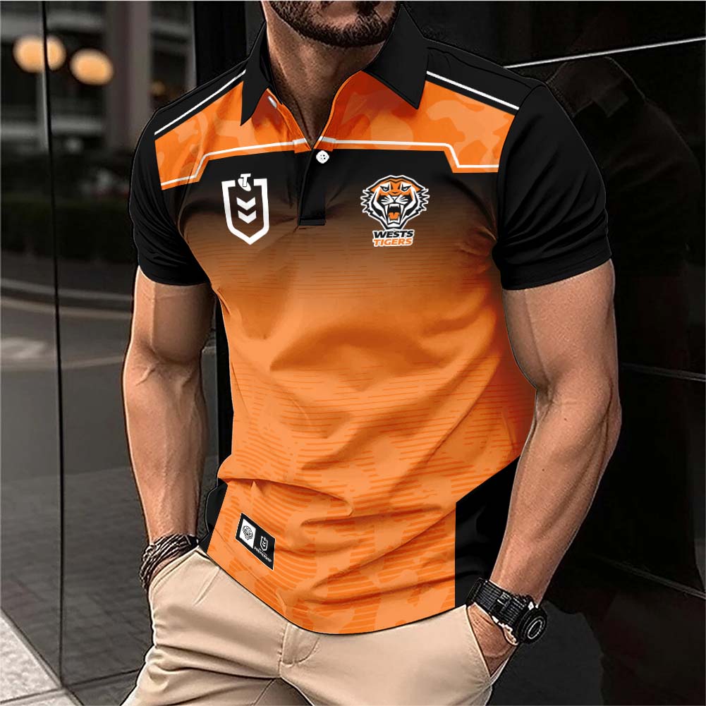 Auspiritmerch Wests Tigers Personalized Polo Shirt Gift For Fans