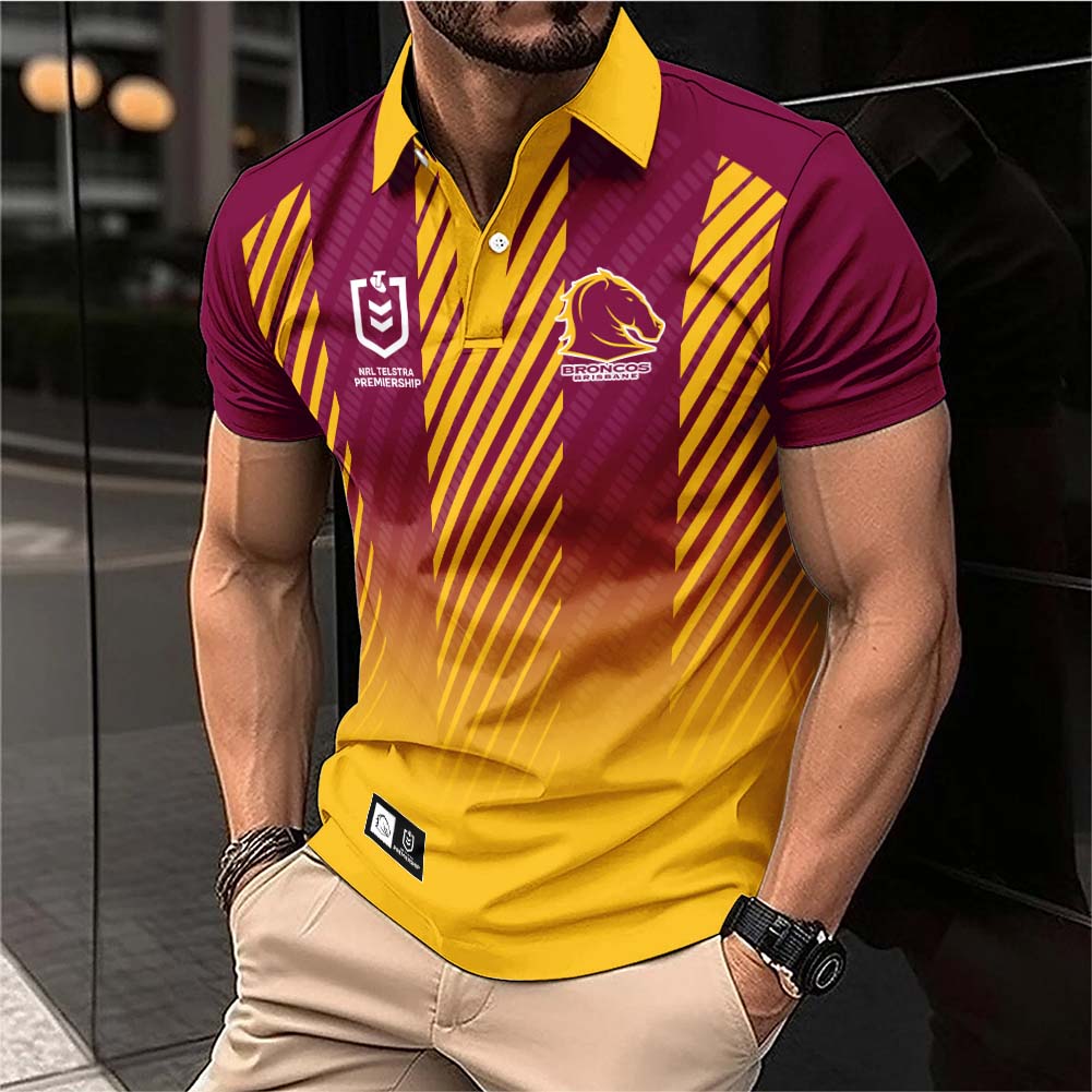 Auspiritmerch Brisbane Broncos Personalized Polo Shirt Gift For Fans