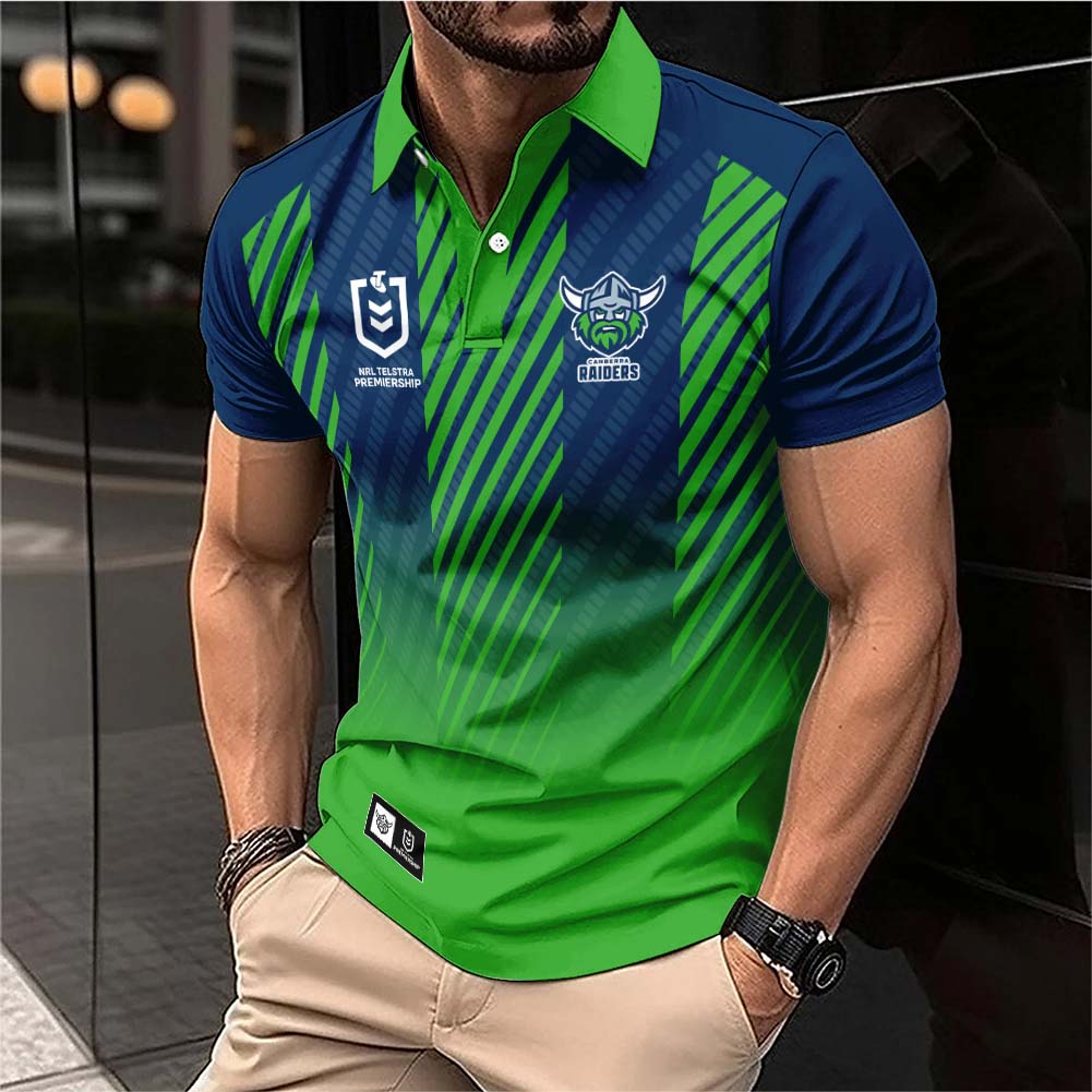 Auspiritmerch Canberra Raiders Personalized Polo Shirt Gift For Fans