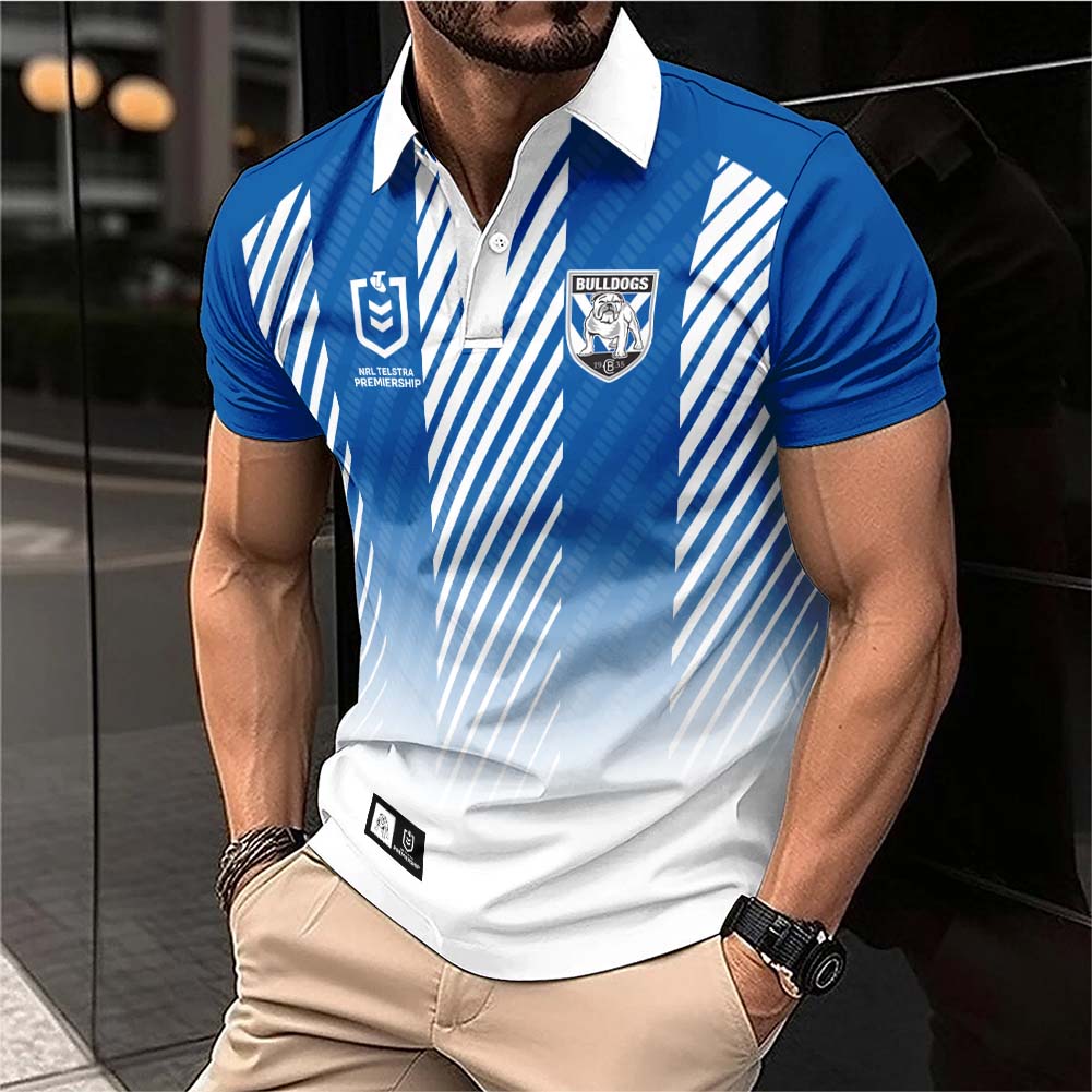Auspiritmerch Canterbury-Bankstown Bulldogs Personalized Polo Shirt Gift For Fans