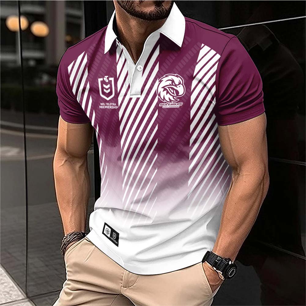 Auspiritmerch Manly Warringah Sea Eagles Personalized Polo Shirt Gift For Fans