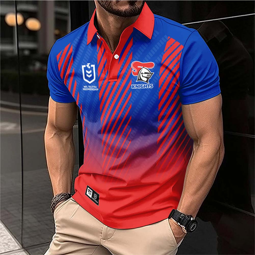 Auspiritmerch Newcastle Knights Personalized Polo Shirt Gift For Fans