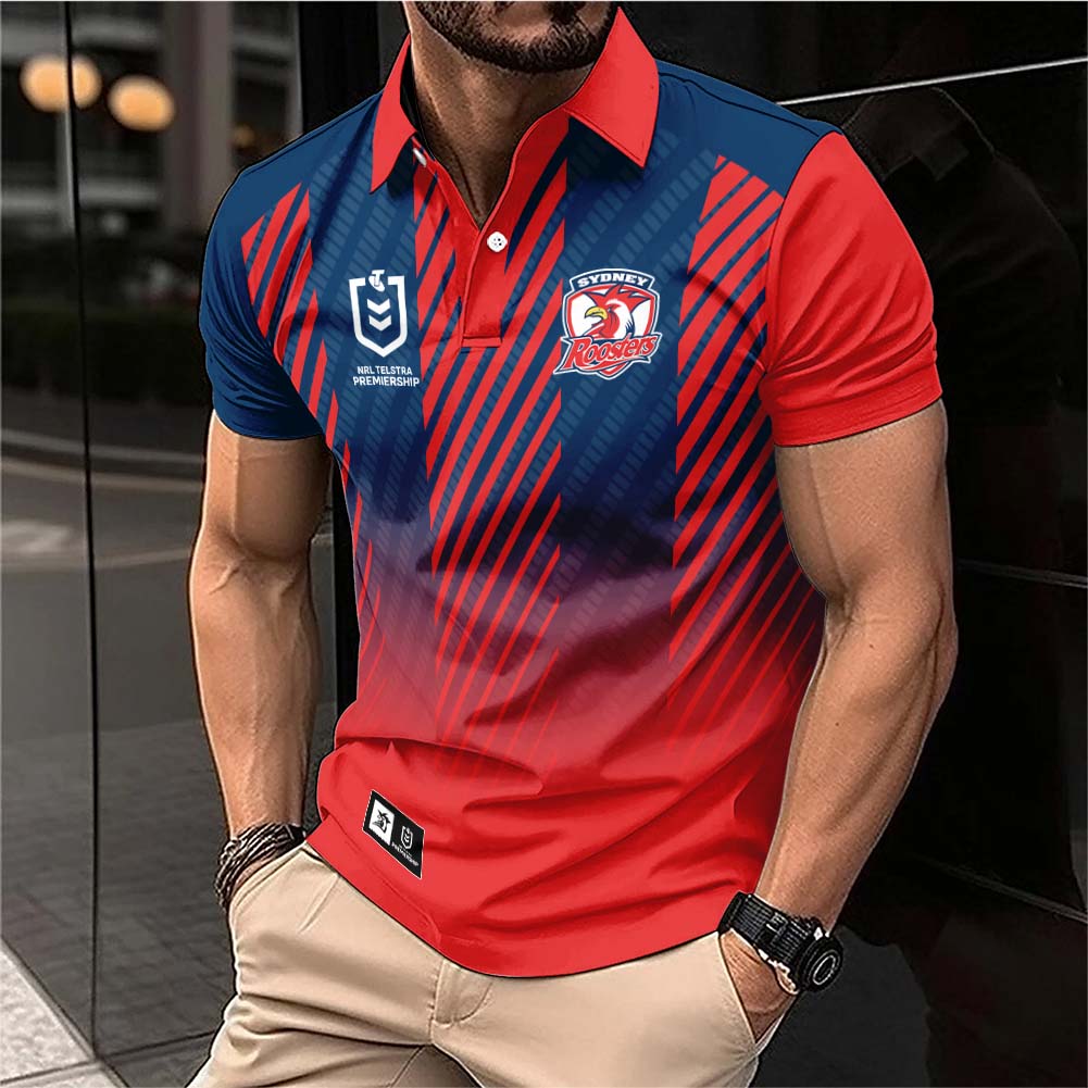 Auspiritmerch Sydney Roosters Personalized Polo Shirt Gift For Fans