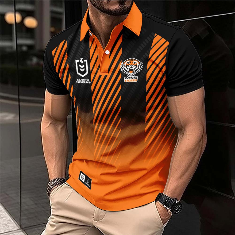Auspiritmerch Wests Tigers Personalized Polo Shirt Gift For Fans