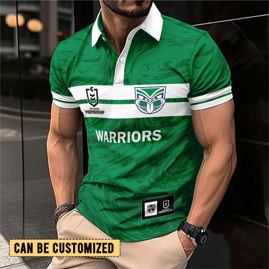 Auspiritmerch New Zealand Warriors Personalized Polo Shirt Gift For Fans