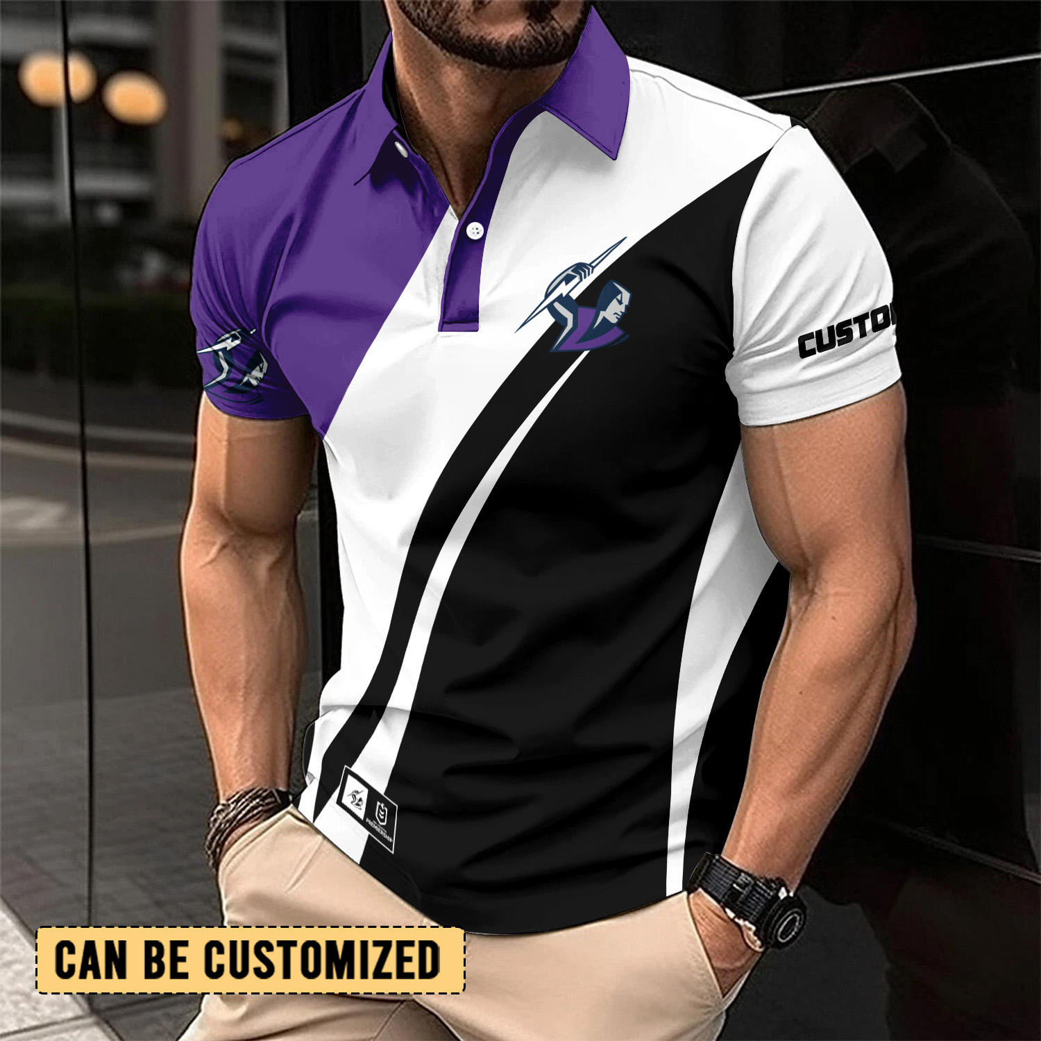Auspiritmerch Melbourne Storm Personalized Polo Shirt Gift For Fans