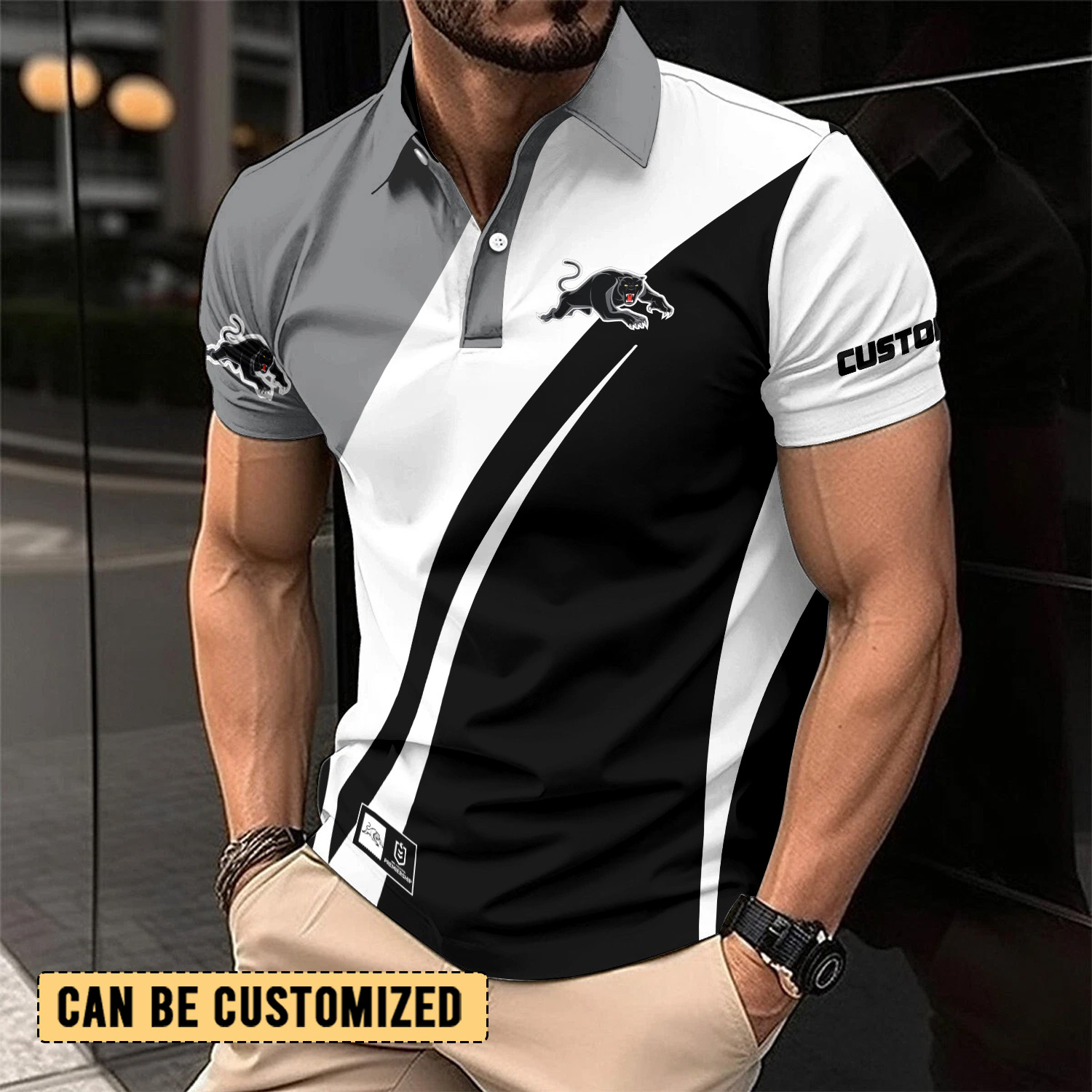Auspiritmerch Penrith Panthers Personalized Polo Shirt Gift For Fans