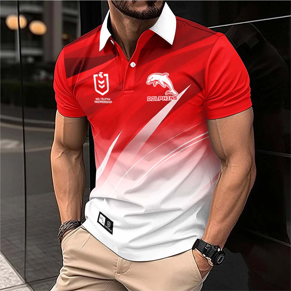 Auspiritmerch Dolphins Personalized Polo Shirt Gift For Fans