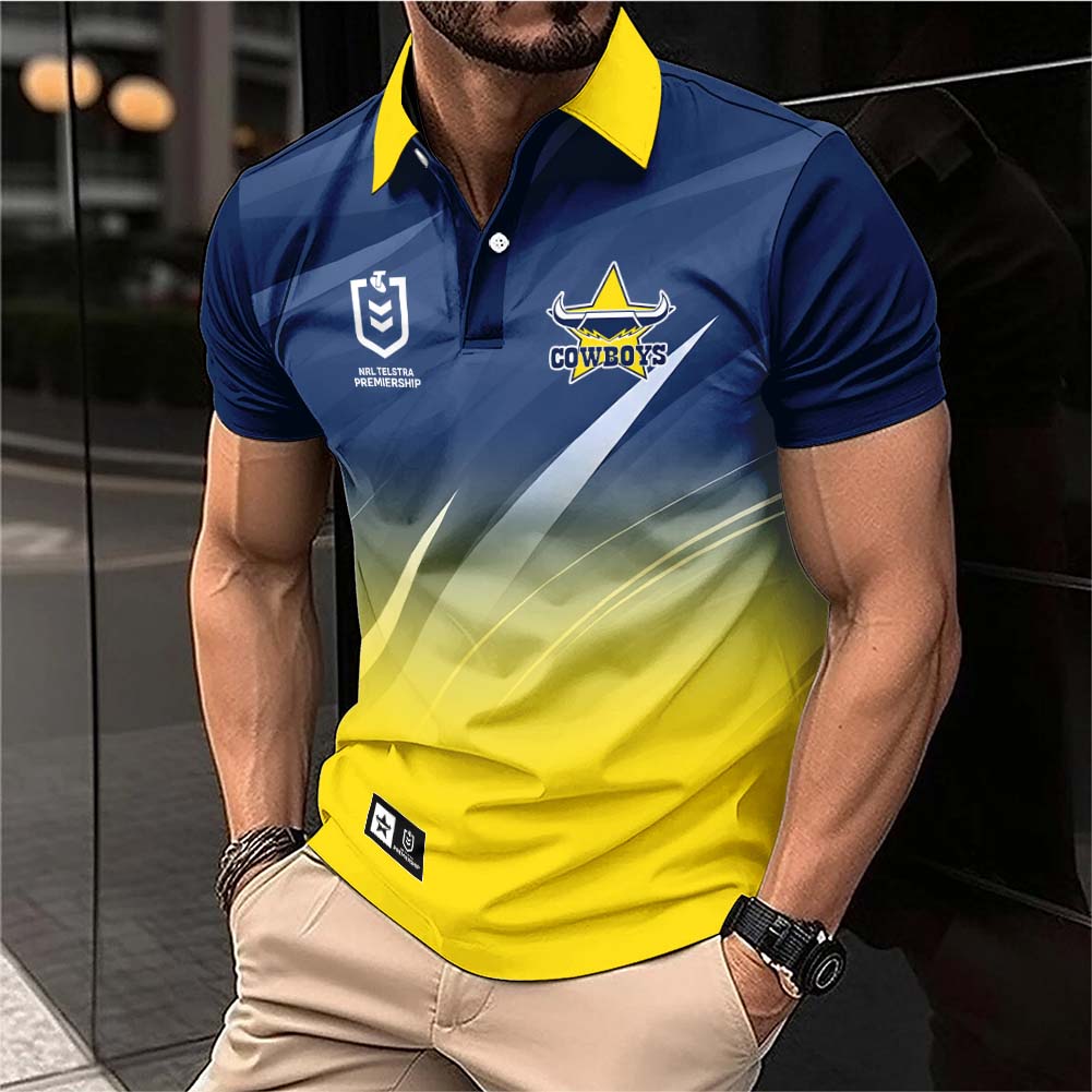Auspiritmerch North Queensland Cowboys Personalized Polo Shirt Gift For Fans