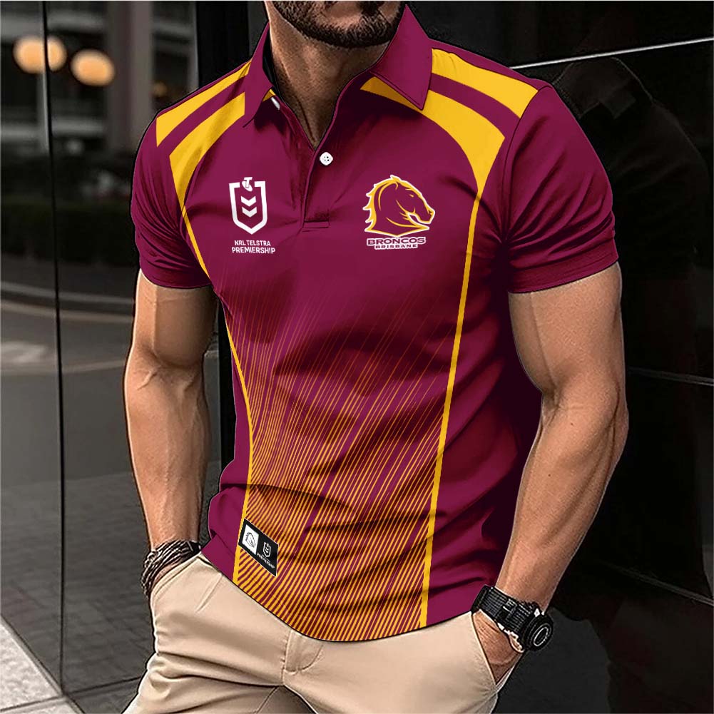 Auspiritmerch Brisbane Broncos Personalized Polo Shirt Gift For Fans