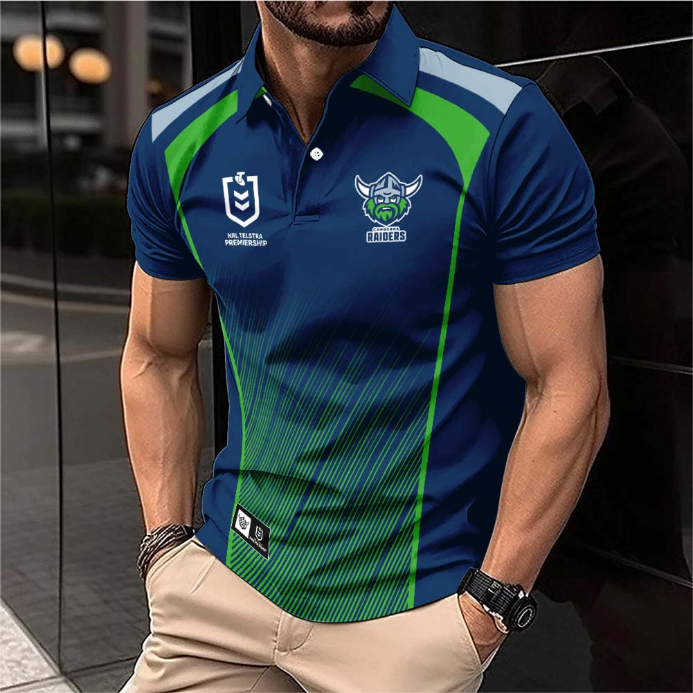 Auspiritmerch Canberra Raiders Personalized Polo Shirt Gift For Fans