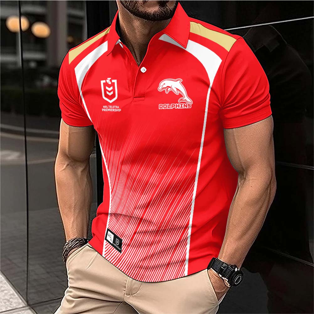 Auspiritmerch Dolphins Personalized Polo Shirt Gift For Fans