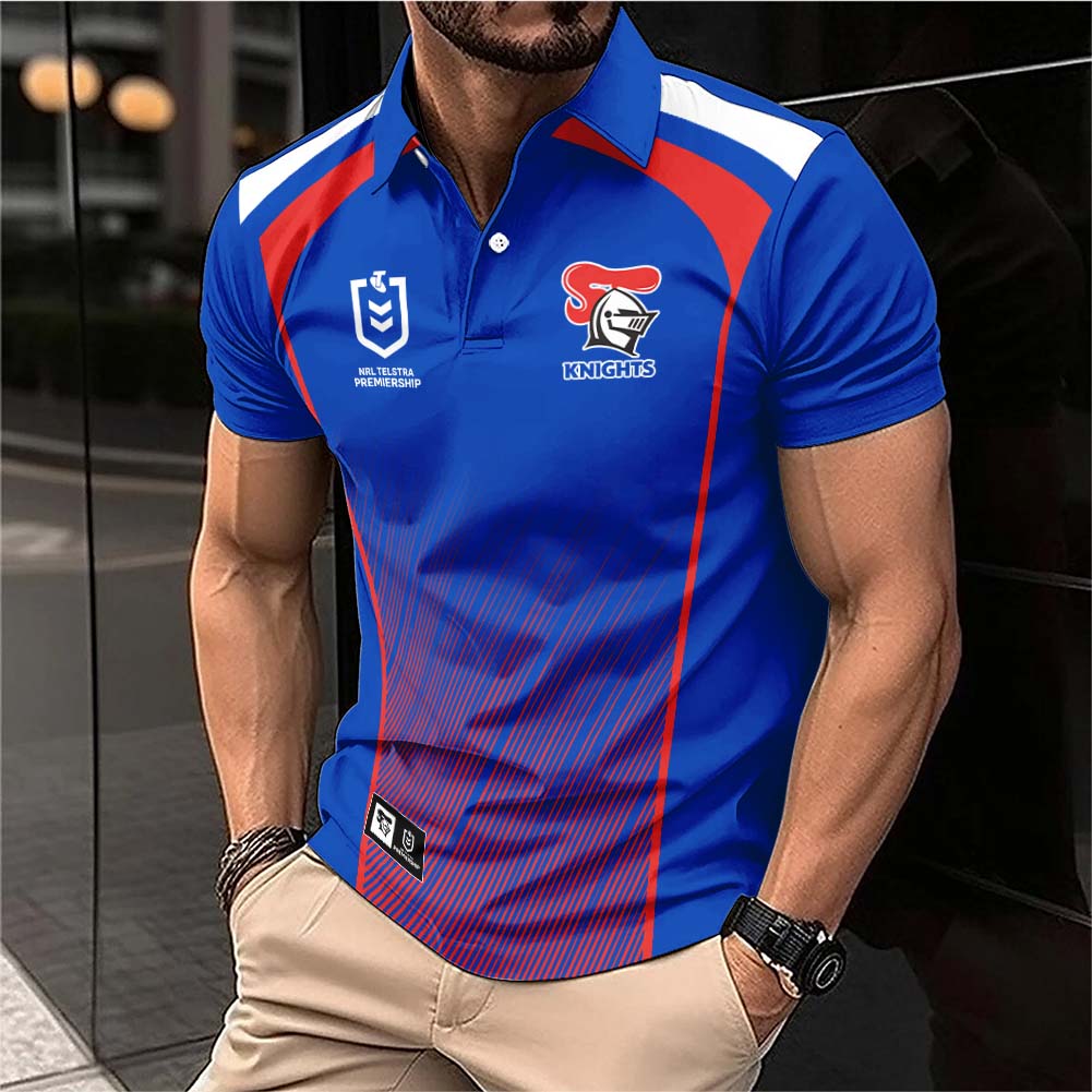Auspiritmerch Newcastle Knights Personalized Polo Shirt Gift For Fans
