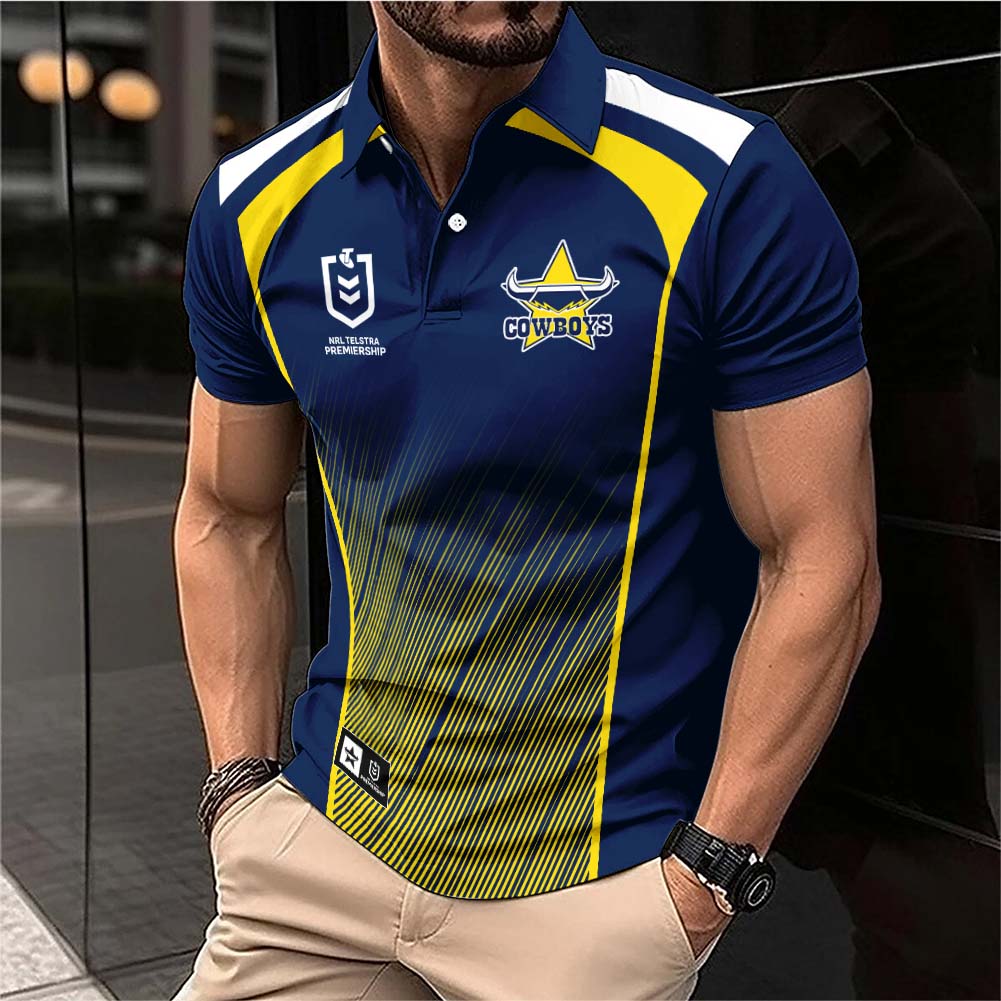 Auspiritmerch North Queensland Cowboys Personalized Polo Shirt Gift For Fans