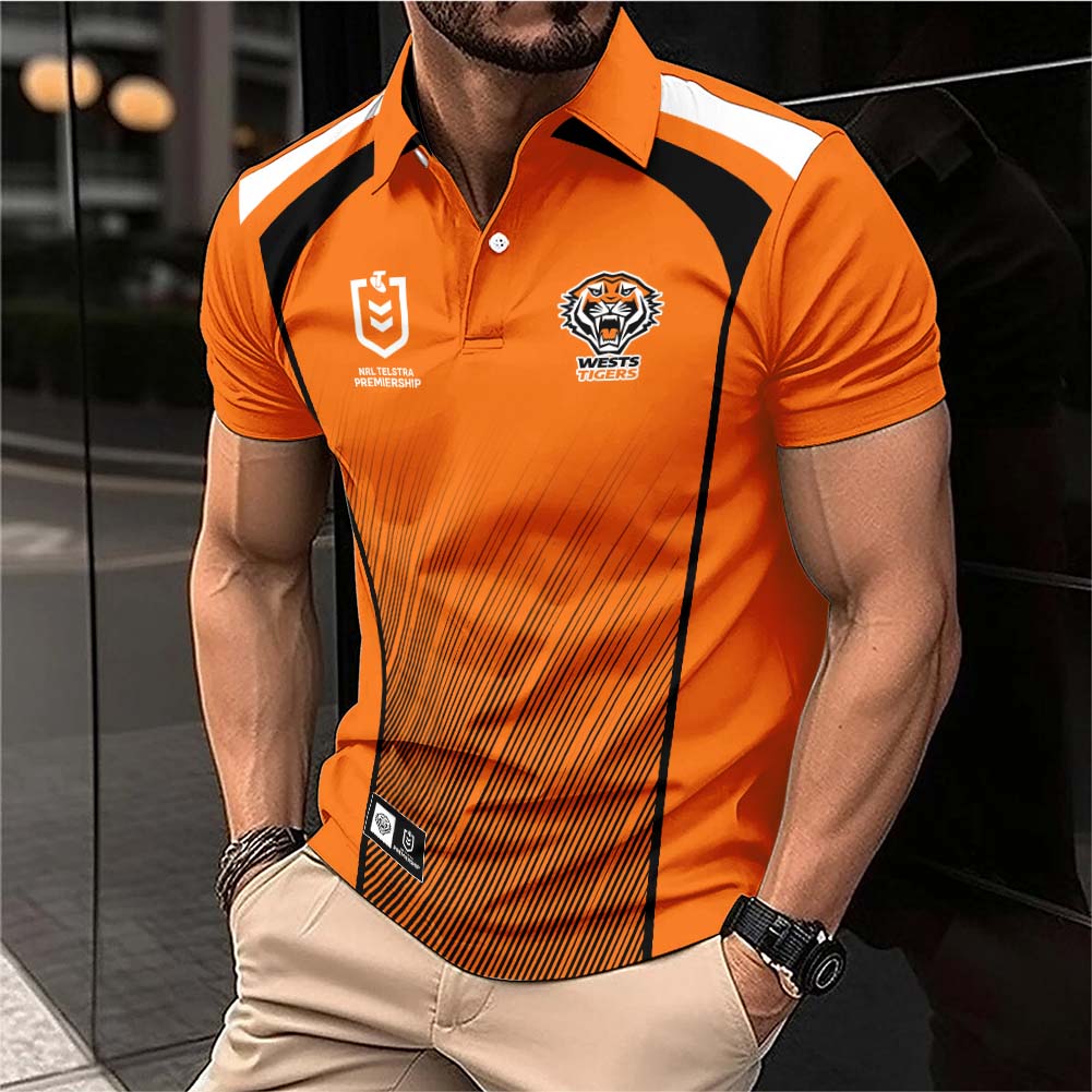 Auspiritmerch Wests Tigers Personalized Polo Shirt Gift For Fans