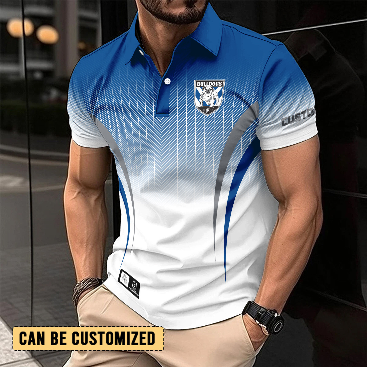 Auspiritmerch Canterbury-Bankstown Bulldogs Personalized Polo Shirt Gift For Fans