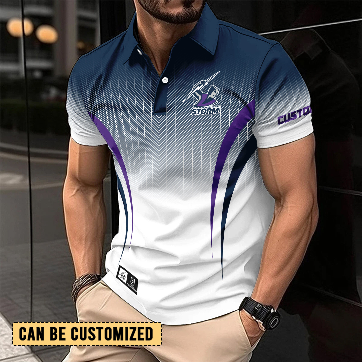 Auspiritmerch Melbourne Storm Personalized Polo Shirt Gift For Fans