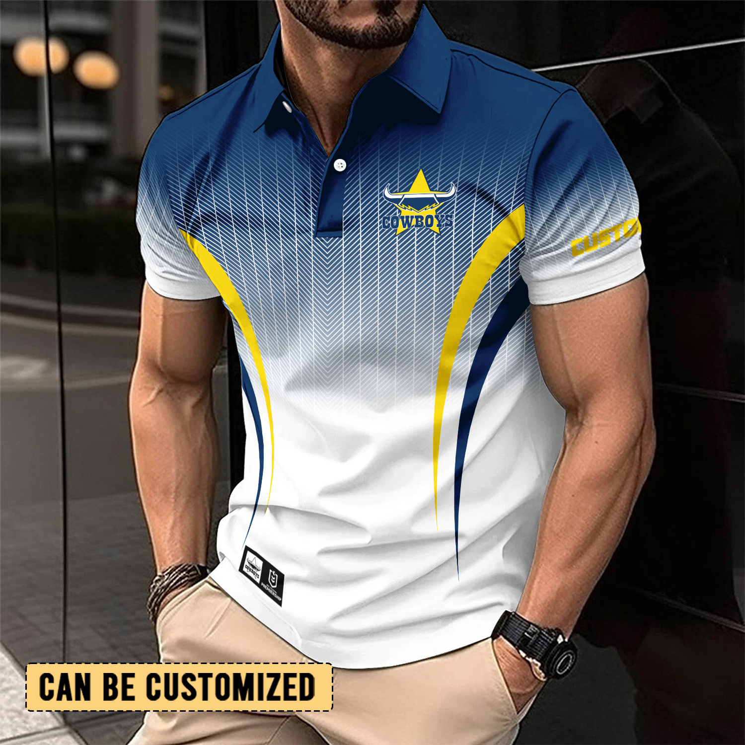 Auspiritmerch North Queensland Cowboys Personalized Polo Shirt Gift For Fans